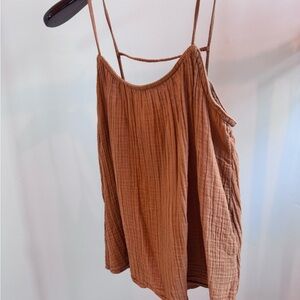 H&M Textured Tan Camisole Top
